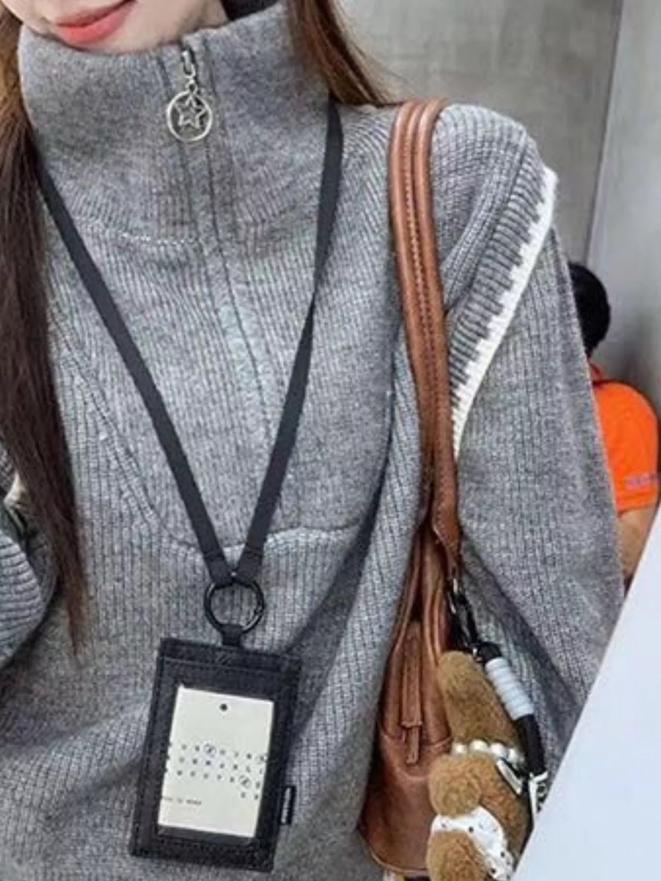 High Neck Half Zip Sweater - Hot Hits