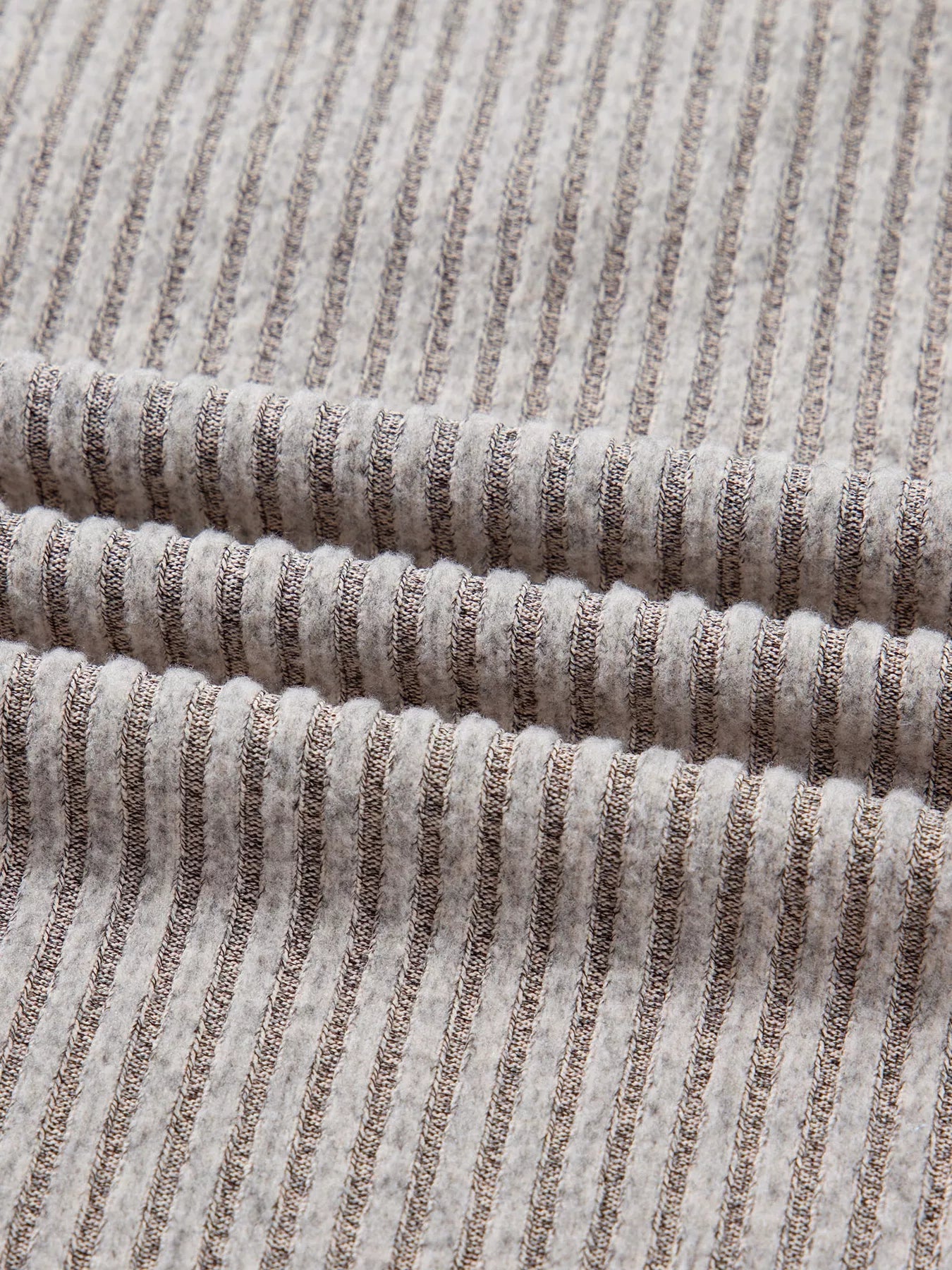 Ribbed V Neck Contrast Ribbon Bow Back Drop Shoulder Long Sleeve Top - Hot Hits