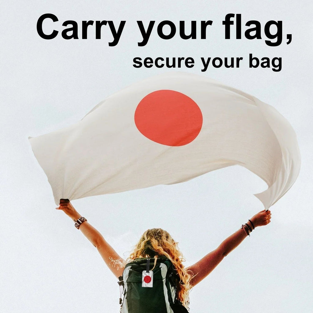 Smart Bag Security Tag - Japan Flag [Pack 2] - Hothits