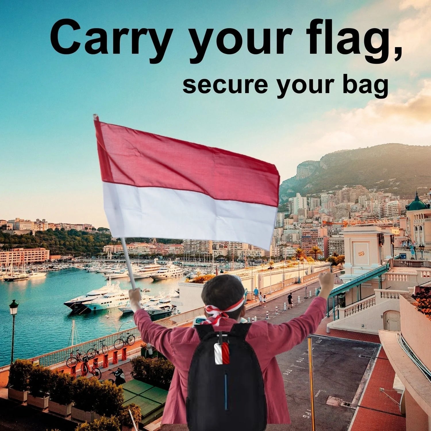 Smart Bag Security Tag - Monaco [Pack 2] - Hothits