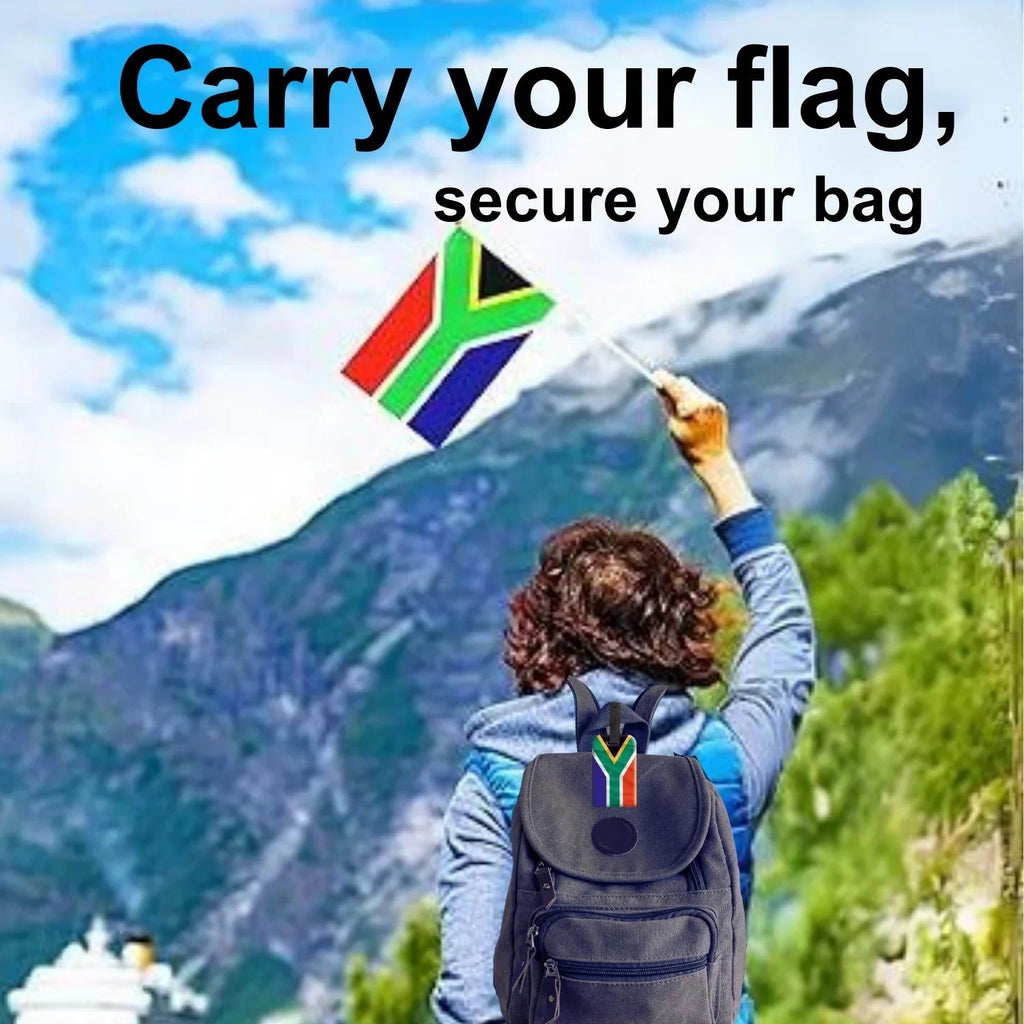 Smart Bag Security Tag - SouthAfrica Flag [Pack 2] - Hothits